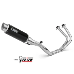 MIVV Komplette Auspuffanlage 2x1 MIVV GP Pro Carbon für Kawasaki Ninja 650 (2017-2023) / Z650 (2017-2023)