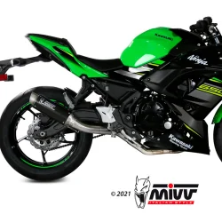 MIVV ESCAPE COMPLETO 2X1 MIVV GP PRO CARBONO KAWASAKI NINJA 650 2017-2023 / Z650 2017-2023 2