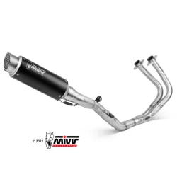 MIVV ESCAPE COMPLETO 2X1 MIVV GP PRO INOX NEGRO KAWASAKI NINJA 650 2017-2023 / Z650 2017-2023