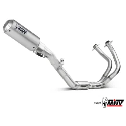 MIVV ESCAPE COMPLETO MIVV MK3 ACERO INOXIDABLE KAWASAKI NINJA 650 2024-2025 / Z650 2024-2025