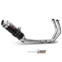 Komplette Auspuffanlage 2x1 MIVV MIVV GP PRO CARBON YAMAHA MT-07 / FZ-07 2014-2020