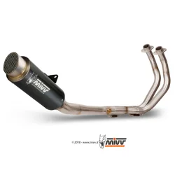 MIVV Komplette Auspuffanlage 2x1 MIVV GP PRO Edelstahl Schwarz Yamaha MT-07 / FZ-07 2014-2020