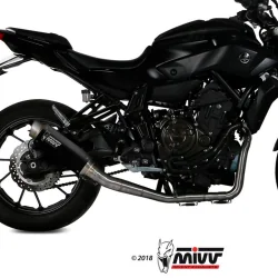 MIVV ESCAPE COMPLETO MIVV 2X1 GP PRO CARBONO YAMAHA MT-07 / FZ-07 2014-2020 2