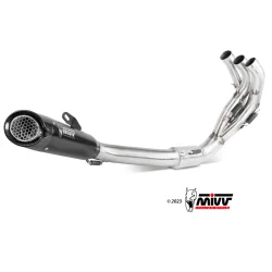 MIVV ESCAPE COMPLETO MIVV X-M5 ACERO INOXIDABLE NEGRO YAMAHA MT-09 / SP / FZ-09 2021-2023