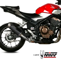 MIVV SILENCIADOR MIVV GPPRO ACERO INOXIDABLE NEGRO HONDA CB 500 F 2019-2024 2