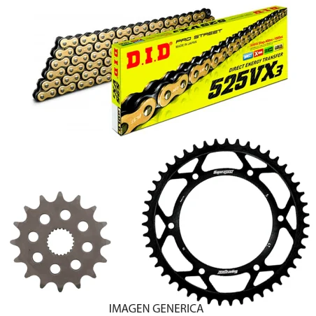 Kit de transmisión DID Reforzado para Suzuki GS E 500 89-93
