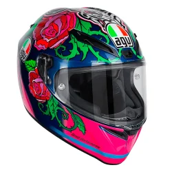 CASCO AGV VELOCE S ROSSI SOLELUNA 2017