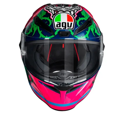 CASCO AGV VELOCE S ROSSI SOLELUNA 2017