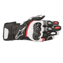 Guantes ALPINESTARS SP-2 V2 Negro Blanco y Rojo 2