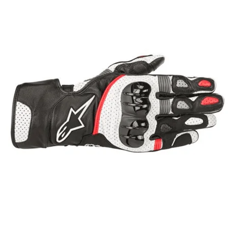 Guantes ALPINESTARS SP-2 V2 Negro Blanco y Rojo