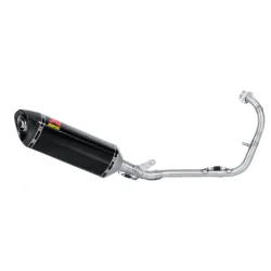 KOMPLETTE AUSPUFF RACING AKRAPOVIC CARBON YAMAHA YZF-R 125 2008-2013