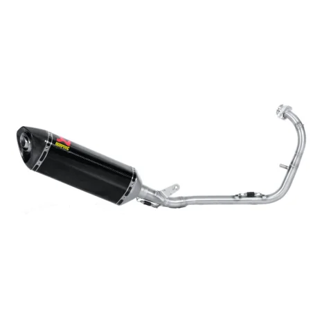 KOMPLETTE AUSPUFF RACING AKRAPOVIC CARBON YAMAHA YZF-R 125 2008-2013