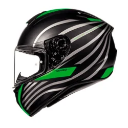 Helm MT Targo Doppler Schwarz grün 2