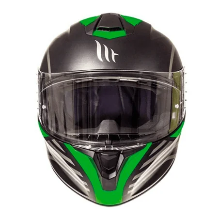 Casco MT Targo Doppler verde negro