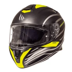 Casco MT Targo Doppler amarillo negro
