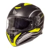 Helm MT Targo Doppler Schwarz gelb