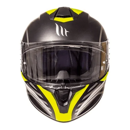 Casco MT Targo Doppler amarillo negro