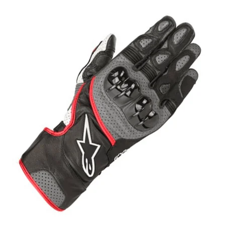 Handschuhe ALPINESTARS SP-2 V2 Grau, weiß und rot