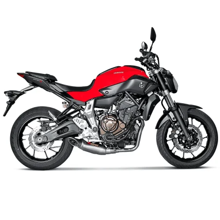 KOMPLETTER AUSPUFF INOX RACING AKRAPOVIC YAMAHA MT-07 2014-16