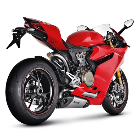 AKRAPOVIC KOMPLETTE AUSPUFF EVOLUTION AKRAPOVIC TITANIUM CARBON DUCATI 899 PANIGALE 2014-15 S-D11E1-T