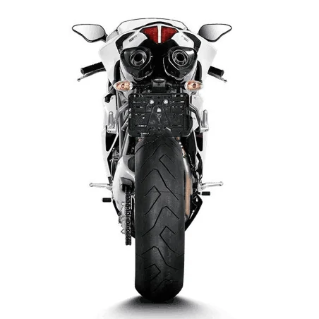 DÄMPFER GLEITEN AUF AKRAPOVIC CARBON DUCATI 848 EVO 08-13