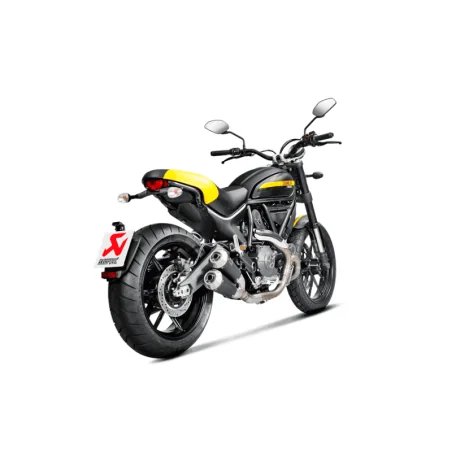 SLIP-ON-SCHALLDÄMPFER AKRAPOVIC TITAN DUCATI SCRAMBLER 2015-2020