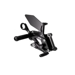 MULTI VERSTELLBARE FUSSRASTEN - BMW S1000RR 2015-2018 - SCHWARZ IT2023N