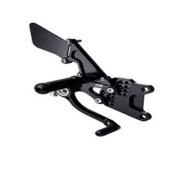 MEHRFACH EINSTELLBARE FUSSRASTEN - KAWASAKI ZX10R 2008-2010 - SCHWARZ