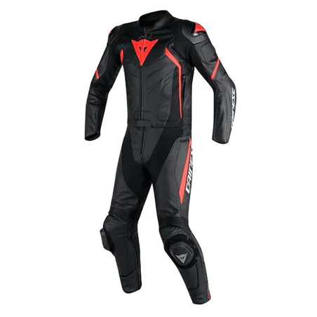 MONO DAINESE AVRO D2 NEGRO / ROJO FLUO