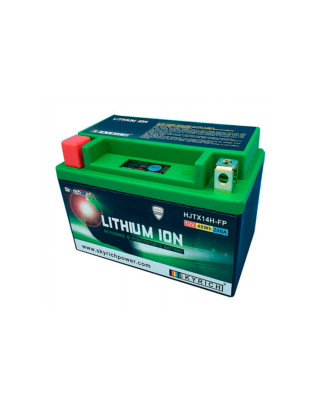 Batterie lithium skyrich YTX12-BS Piaggio X9 125 2000 2001 2002 