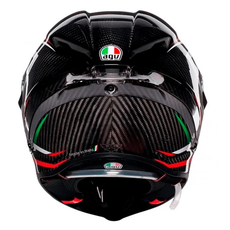 CASCO AGV PISTA GP R STACCATA CARBONO / ROJO