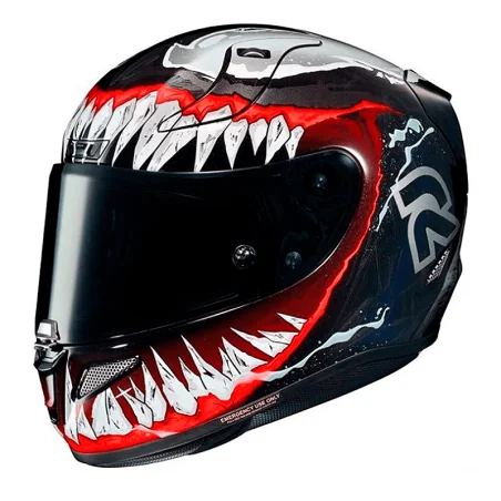 CASCO HJC RPHA 11 VENOM 2 MARVEL MC-1