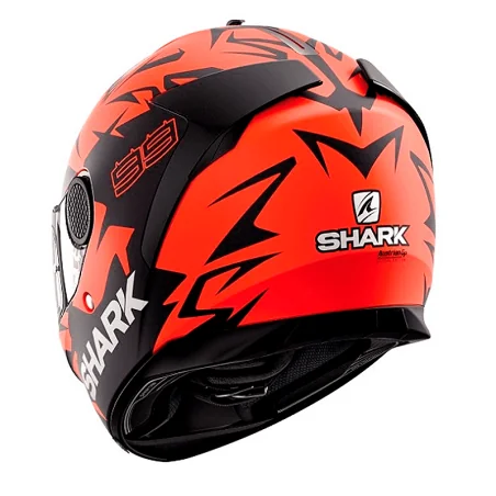 HELM SHARK SPARTAN 1.2 REPLIK LORENZO AUSTRIAN GP MATT ROT / SCHWARZ / ROT