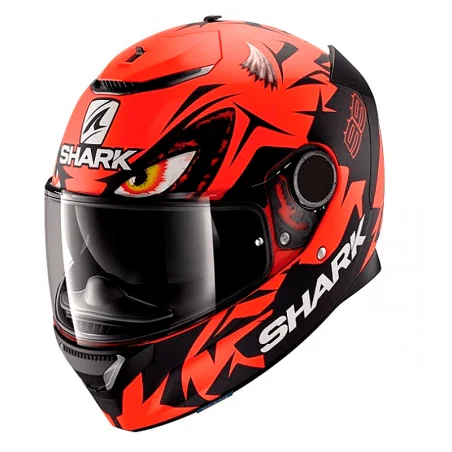 HELM SHARK SPARTAN 1.2 REPLIK LORENZO AUSTRIAN GP MATT ROT / SCHWARZ / ROT
