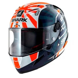 HELM SHARK RACE-R PRO REPLIK ZARCO 2019 BLAU / WEISS / ORANGE