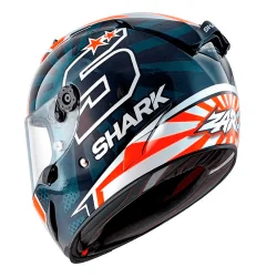 HELM SHARK RACE-R PRO REPLIK ZARCO 2019 BLAU / WEISS / ORANGE 2