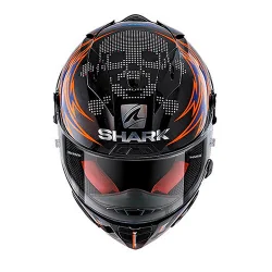 HELM SHARK RACE-R PRO REPLICA LORENZO GP 2019 SCHWARZ / ROT / BLAU 2