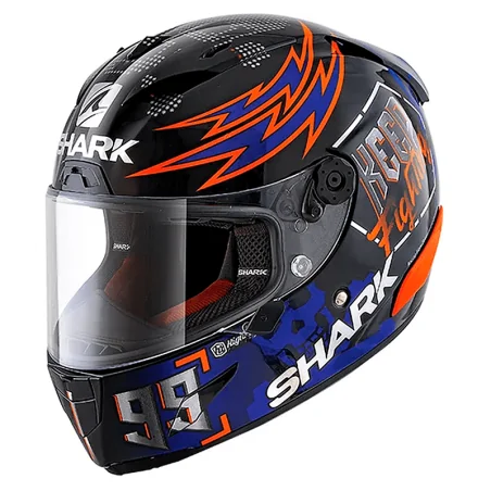 CASCO SHARK RACE-R PRO REPLICA LORENZO CATALUNYA GP 2019 BLACK / RED / BLUE