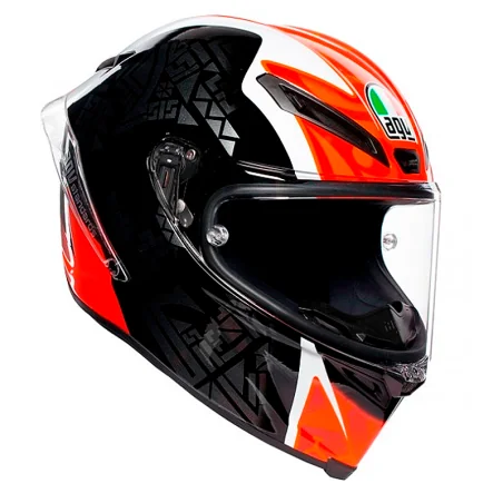 CASCO AGV CORSA R CASANOVA NEGRO / ROJO / VERDE