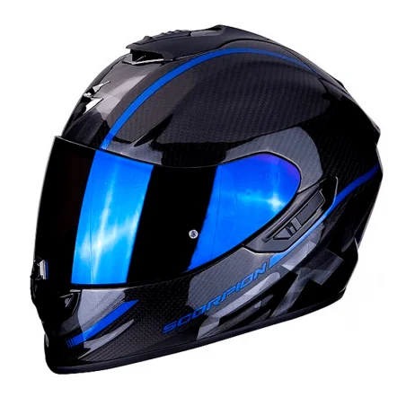 CASCO SCORPION EXO-1400 CARBON AIR GRAND AZUL