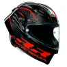 HELM AGV TRACK GP RR PERFORMANCE CARBON / ROT