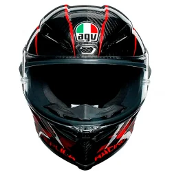 HELM AGV TRACK GP RR PERFORMANCE CARBON / ROT 2