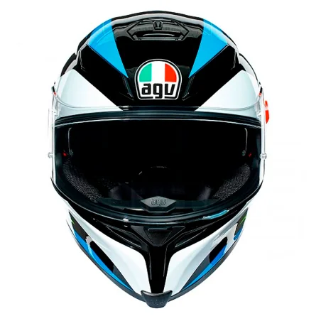 KOPFHÖRER AGV K-5 S PINLOCK MAXVISION CORE SCHWARZ / CYAN / GELB FLUO