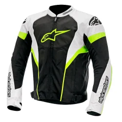 ALPINESTARS T-GP PLUS LUFT SCHWARZ / WEISS / GELB FLUOR