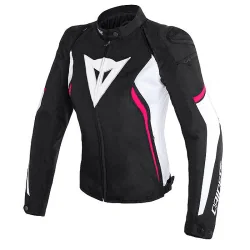 DAINESE AVRO D2 TEX DAME SCHWARZ / WEISS / FUXIA
