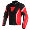 CHAQUETA DAINESE AIR CRONO 2 TEX NEGRO / ROJO / BLANCO