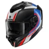CASCO SHARK SPARTAN GT CARBON TRACKER CARBONO / AZUL / ROJO