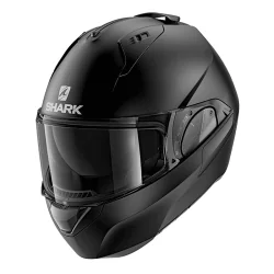 CASCO SHARK EVO-ES BLANK NEGRO MATE
