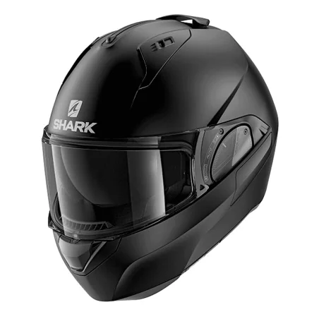CASCO SHARK EVO-ES BLANK NEGRO MATE