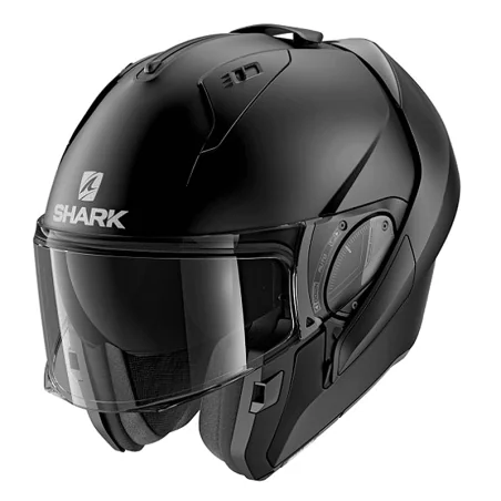 CASCO SHARK EVO-ES BLANK NEGRO MATE